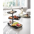 thumbnail image 2 of Yamazaki Home Serving Stand, Black, Steel, 2 of 6
