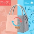 thumbnail image 3 of Wovilon Lunch Bag Lunch Box For Women Men Reusable Insulated Lunch Tote Bag,Leakproof Thermal Cooler Sack Food Handbags Case High Capacity Fortravel Work School Picnic, 3 of 5