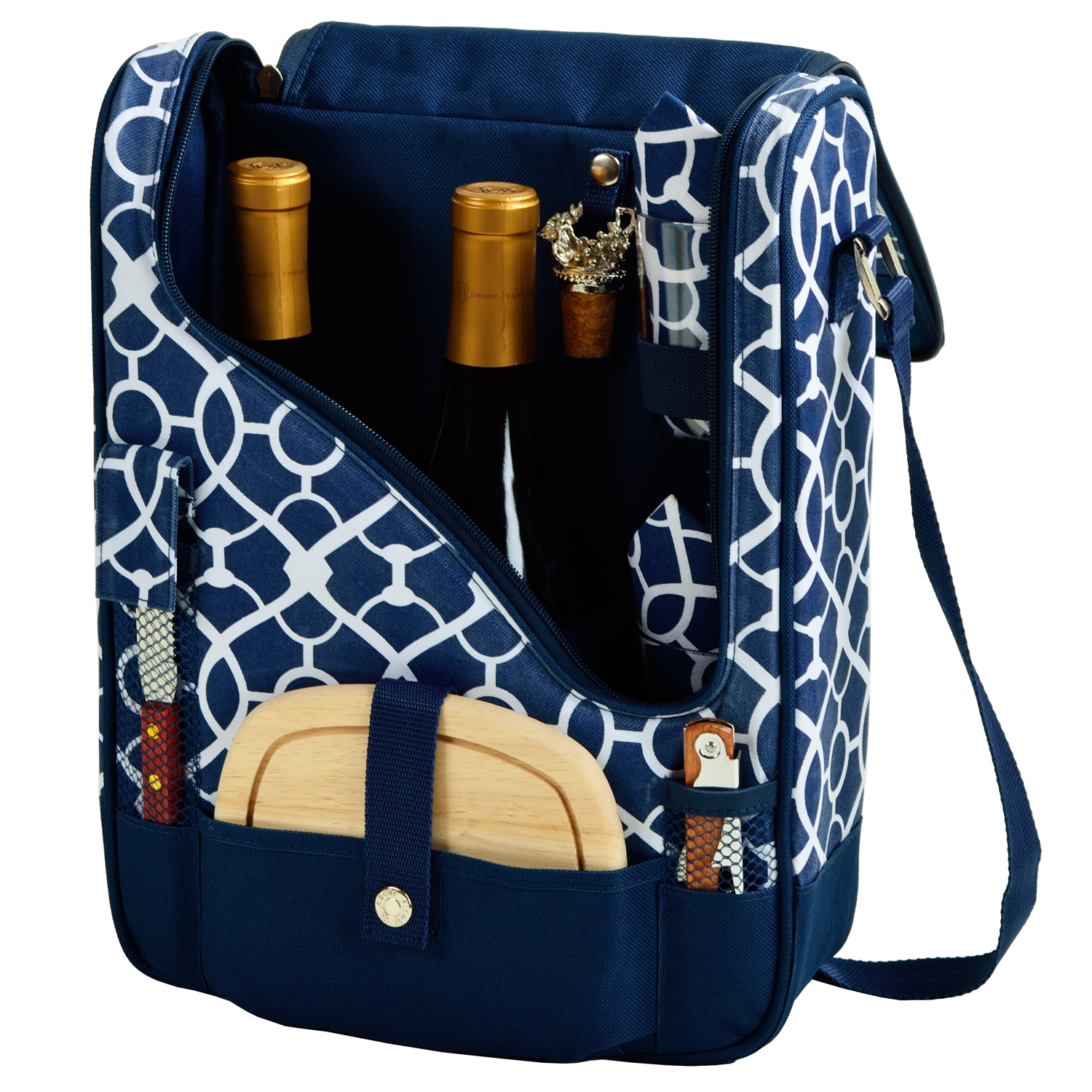 Picnic at Ascot Original Insulated Wine and Cheese Cooler Bag