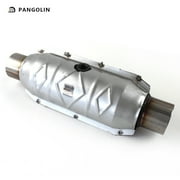 PANGOLIN Universal Catalytic Converter 2.5" Inlet Outlet EPA Catalytic Converter High Flow Stainless Steel Replace Part OE 99306HM