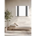thumbnail image 5 of Black White Stripe, Wall Art for Living Room, Canvas Picture Wall Decor for Bathroom Bedroom, Abstract Geometric Painting Artwork for Office Kitchen Hallway Dining Room Home Decorations 12"x16", 5 of 8