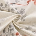 thumbnail image 2 of 2pcs Light - Colored Elegant Floral Curtains, Universal For Living Room And Bedroom, 52"W×63"L, Cozy Pastoral - Style Decorative Curtains, Suitable For Small Windows, 2 of 10