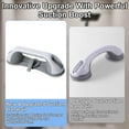 thumbnail image 5 of 2 PCS Heavy Duty Suction Grab Bars :3 Strong Suction Cups, No-Drill Removable Safety Handrails for Seniors, Elderly and Disabled – Waterproof Bathroom Shower Handle for Toilet, Tub and Shower, 5 of 11