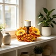thumbnail image 5 of Mrzvby Fall Decoration and Home Decor,Autumns Harvests Festival Candle Ring And Faux Maple Leaf Berry And Pinecone Decorative Wreath And Designed For Candle Centerpieces, 5 of 6