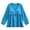 Blue, variant on Asxite Women Plus Size Fall Winter Tops V Neck Long Sleeve Solid Fringe Detail Casual Shirts