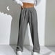 zanvin Pantalon de Survêtement à Cordon pour Femmes Pantalons de Sport en Coton Taille Haute avec Poches, Gris Foncé, S – image 1 sur 6