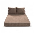 thumbnail image 2 of Sofá Cama Matrimonial Plegable + Cojín Espacio Optimizado Taupe, 2 of 8