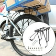 thumbnail image 1 of Colaxi Rear Rack Bike Cargo Rack Luggage Holder Easy to Install Pannier Rack Carrier Rack for Mountain Bike Riding Road Bike for 700c, 1 of 8