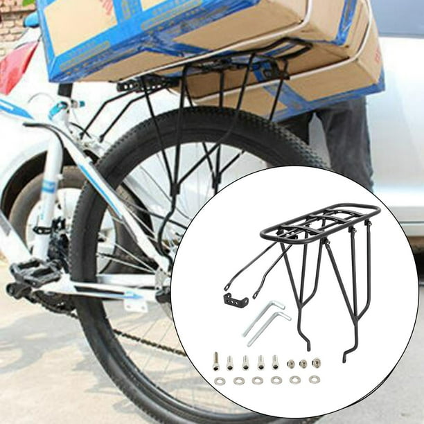 Estante de carga para bicicletas, estante trasero para bicicletas, soporte para equipaje, estante para alforjas para bicicleta de montaña, bicicleta por