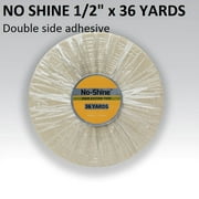 No Shine Tape 1/2 inch X 36 yard roll Double Side Adhesive by Walker Tape Co.