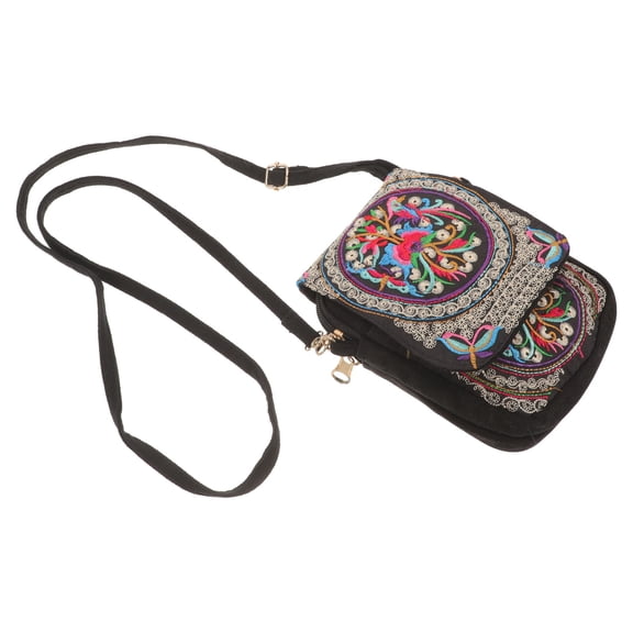 HAMPPLIES 1Pcs Smartphone Shoulder Bag in Cloth Material with Crossbody Style for Hands-Free Carrying