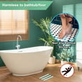 thumbnail image 5 of Uxcell 24 PCS Anti Slip Shower Stickers Blue Bathtub Non-Slip Stickers for Safety, 5 of 7