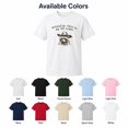thumbnail image 3 of Brown Raccoon in Cowboy Hat Actually This Is My 1st Rodeo Graphic T-Shirt, Unisex Classic Fit, 180 GSM, 3 of 6