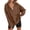 Brown, variant on Womens Corduroy Shirts Ribbed Hooded Pullover Long Sleeve Front Pocket Vintage Texture Relaxed Fit Casual Top,Army Green(M)