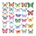 thumbnail image 3 of 138 Pcs Colorful Butterfly Decals Vinyl Wall Stickers Peel and Stick Art Sticker for Living Space Bedroom Kids Playroom Classroom Furniture Window Wall DIY Decor, 3 of 8