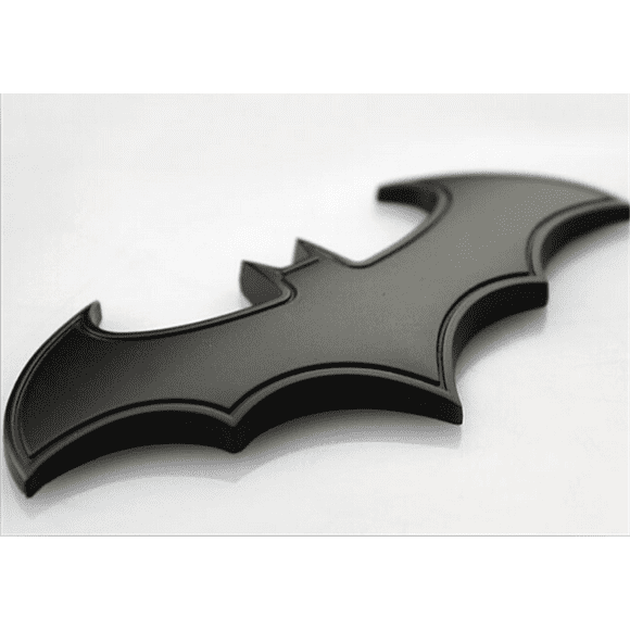 3D Chrome Metal Bat Auto Logo Car Sticker Batman Badge Emblem Tail Decal Fashion