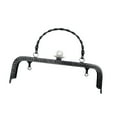 thumbnail image 4 of Rongfmy Metal Purse Frame Hardware Bag Clutch Frame for Sewing Craft Handbag Crochet Black, 4 of 9