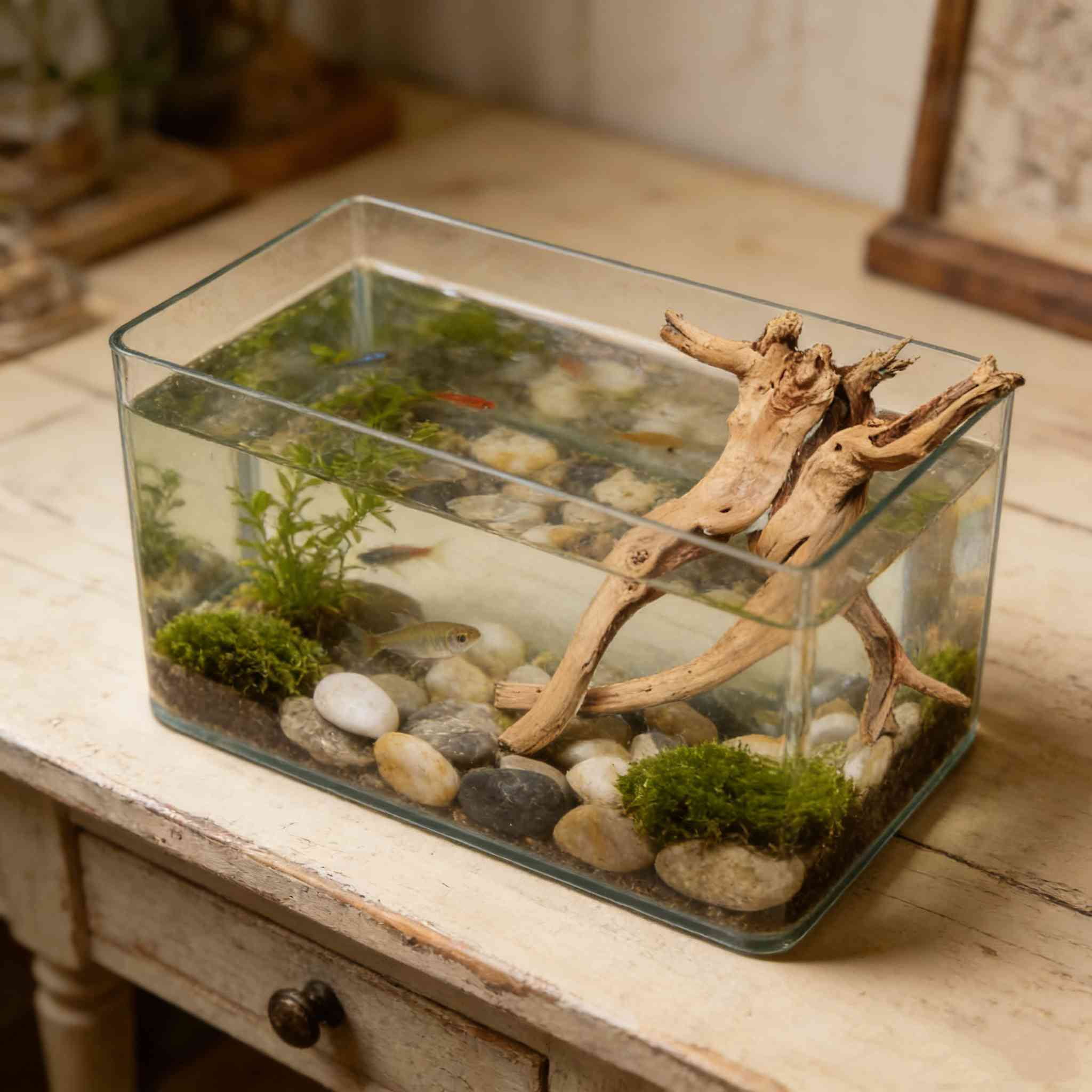 10Pcs Natural Spiderwood Driftwood for Aquarium Decor, 3.9-5.9inch Aquarium Driftwood Freshwater Reptile Driftwood Aquarium Spiderwood