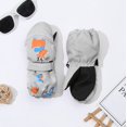 thumbnail image 4 of Gloves Mittens AURORADY Toddler Kids Baby Boys Girls Thick Warm Outdoor Ski Gloves Snow Mittens, Warm Cute Printed Gloves Grey, 4 of 9