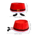 thumbnail image 2 of KAKOWELY Collapsible Tree Collar Non-woven Decorative Base Red 1Set, 2 of 8
