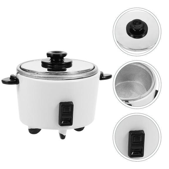 PENIKOKO Mini Rice Cooker Kitchen Accessory Toy in Assorted Colors, 1 Piece Miniature Cooking Appliance