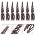 thumbnail image 1 of OULII 120Pcs Cord End Caps for Jewelry Making Light Brown Craft Enthusiasts for Home Decoration, 1 of 8
