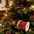 thumbnail image 5 of Christmas Bead Garland, Flexible Plastic Pearl Beaded String, Shiny Ball Bead Chain Ornament for Christmas Tree, Fireplace Mantle, Wreath, Holiday Home Decor, Party Display & DIY Craft Projects, 5 of 9