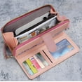 thumbnail image 1 of Cartera Antirrobo Gran Capacidad Billetera Moda Para Mujer Modelo Rosa, 1 of 4