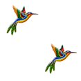thumbnail image 2 of Cateissary Colgante de pared de colibrí de hierro forjado, decoración Universal para el hogar, arte de sala de estar, manualidades, pájaros Type3 NO3, 2 of 6