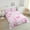 Rose Pink White, variant on Valentine's Day Comforter Set Full Size 3 Pcs,Chic Red Love Hearts Romantic Lovers Bedding Set,Red and White Stripe Patchwork Quilt Set for Teens Bedroom,2 Pillowcases