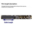 thumbnail image 5 of M.2 NVMe Key M SSD Extension Cable PCIe 5.0 X4 Gen5 128G/ Extension Cable FFC High Speed Ultra-Soft Low Loss 50cm, 5 of 5