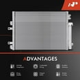 thumbnail image 5 of A-Premium Air Conditioning A/C Condenser Compatible with Jeep Compass 2011-2017, Patriot 2007-2017 & Dodge Caliber 2010-2012, 2.0L 2.4L, Replace# 3982, 68078975AA, 5 of 8