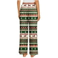 thumbnail image 4 of Aloohaidyvio Pajama Pants for Women Christmas Women's Comfy Flannel Pajama Pants Pj Bottom with Pockets Stretch Plaid Sleepwear, 4 of 6