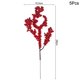 thumbnail image 3 of 5 piezas de flores artificiales de frutos rojos de Navidad, ramas de piña, adornos para árbol de Navidad, embalaje de regalo, corona de bricolaje para el hogar, 3 of 5