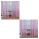 thumbnail image 4 of Ounissouiy Home Hotel Romantic Window Curtain Living Furniture Bedroom Decor Drape Soft Accessory Breathable Full Room Flocking rosado 2piezas, 4 of 6