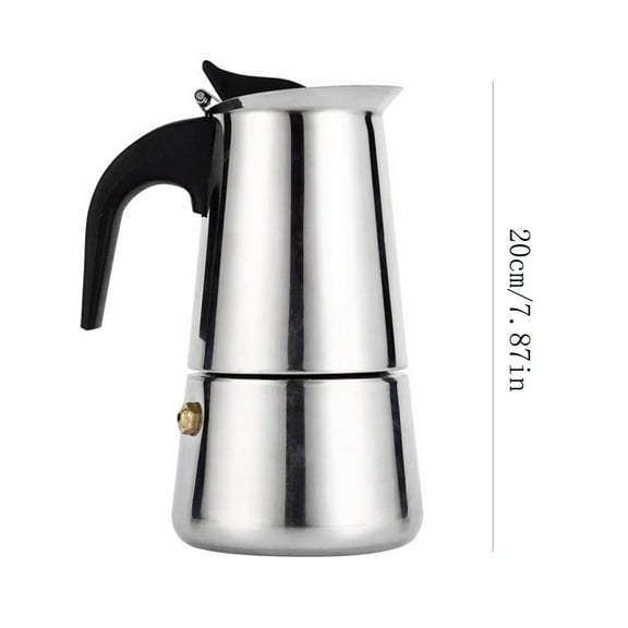 1*Coffee Maker Clearance! Stainless Steel Italian Pot Coffee Pot Foreign Trade Hot European Coffee Pot