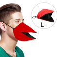 thumbnail image 1 of Disfraz divertido cubierta oca creativo oca cubierta de ca L rojo Colcomx cubierta facial, 1 of 8