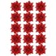 thumbnail image 2 of 12PCS-Rojo-9cm-Flor de Navidad Ormromra LKX-1832-2, 2 of 8