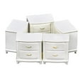 thumbnail image 3 of kusrkot 5Pcs Dolls House Miniatures Handmade Bed Table Nightstand Cupboard with Drawers,, 3 of 6