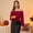 7# Red, variant on Off the Shoulder Tops for Women Vintage Peasant Puff Sleeve Smocked Waist Ruffle Shirt Corsets Renaissance Classic Lightweight Tops
