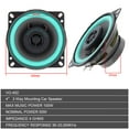 thumbnail image 2 of FlyFlise 4 Inch 100W Universal Car HiFi Coaxial Speaker Vehicle Door Auto Audio, 2 of 8
