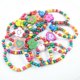 thumbnail image 4 of 24 piezas Couleurs Alatoires Pulsera Fille Pulsera Amiti Pour Enfant Licorne Bijoux Enfants Fille Ajustable Pulsera Cordon Tress Pour Cadeau Anni, 4 of 5