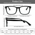 thumbnail image 3 of BONCAMOR 5 Pack Reading Glasses for Women and Men Spring Hinge Blue Light Blocking Reader（+1.50）, 3 of 8
