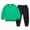 H01-Green, variant on TOWED22 Fall Winter Toddler Baby Boy Clothes 2Pcs Checkered Crewneck Sweatshirt and Pants Sweatsuit Little Boy Clothing Size:3-4 Y,Color:Green