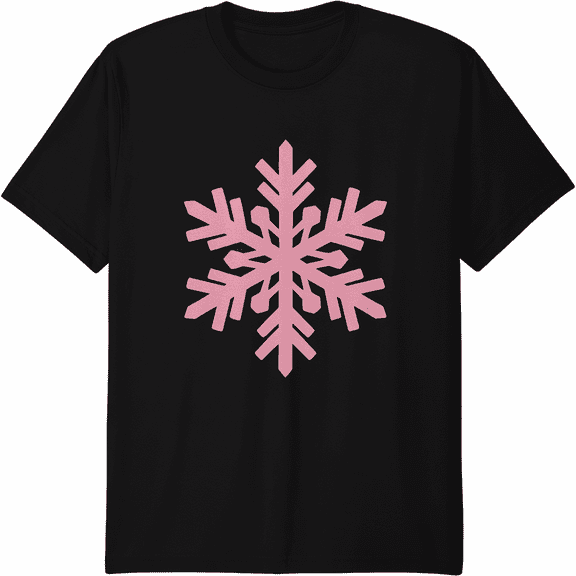 Snowflake Let It Snow Holiday Christmas T-Shirt