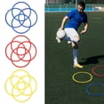thumbnail image 3 of Training Rings, 3 Assorted Colors Football Rings, Sport Speed And  For Football Trainers Basketball Athletics, 3 of 8