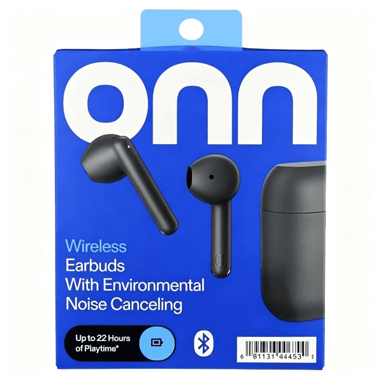 onn. Noise-Canceling Bluetooth Earphones photo 4