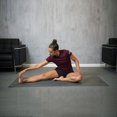 thumbnail image 4 of 3mm PVC Solid Grey Yoga Mat, 4 of 8