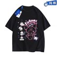 thumbnail image 1 of Camiseta Kawaii de Hello Kitty de Anime Sanrio Kuromi My Melody StellaLou, ropa informal de manga corta con estampado de algodón Y2K para parejas, 1 of 4