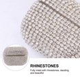 thumbnail image 2 of EeaseCA 1 Pce Casque Sans Fil Luxueux à Strass Compatible avec Airpods 3 (Blanc), 2 of 7